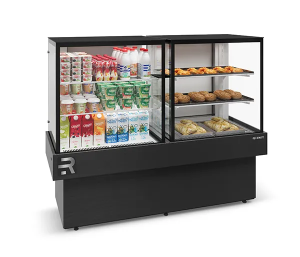 Balcão Vitrine Quente e Fria 1,52M Confeitaria Vanguard Plus 220v
